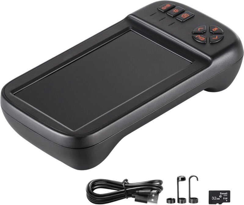 Triple Lens Endoskop Kamera 4,5' ips Bildschirm Endoskop Inspektion Kamera 1080P Wasserdicht Endoskop - Mophorn