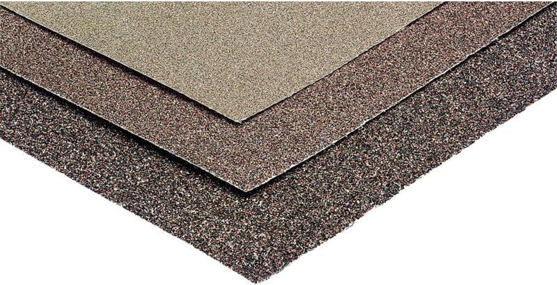 3 Blatt 'Korund'-Papier - feine Körnung 120