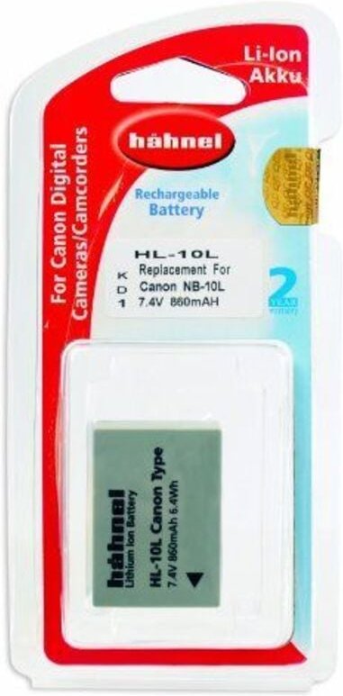 Hähnel Fototechnik HL-10L Kamera-Akku ersetzt Original-Akku (Kamera) NB-10L 7.4 V 860 mAh