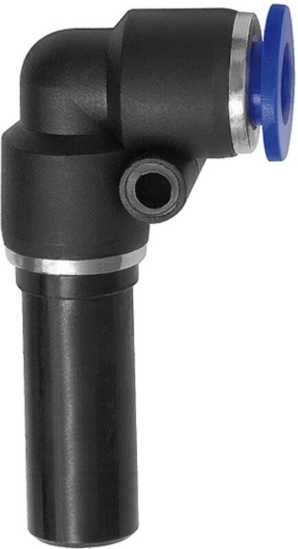 L-Steckverbindung, Stecknippel 12 mm »Blaue Serie«, Schlauch-Ø 8 - Riegler