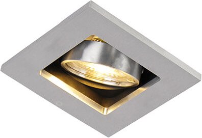 Moderner Einbaustrahler Aluminium Kippbar GU10 50mm - Qure