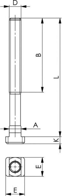Kegelpfanne DIN6319G M14 AMF