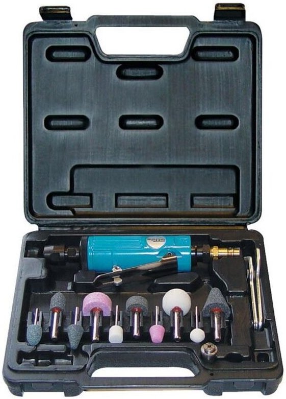 Güde Druckluft Einhandabschleifer-Set 15-teilig Kompressorzubehör