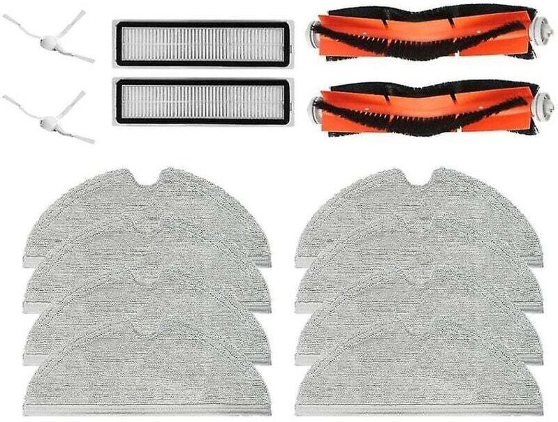 14-teiliges Zubehörset für Staubsauger Dream D9 / Bot L10 Pro L10: Seitenbürste/Filter/Feucht- und Trockentuch