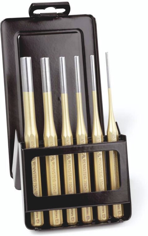 Rennsteig - Splintentreibersatz 6-teilig in Metall-Kassette ohne Handschutz