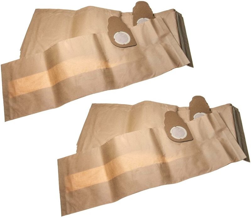10x Staubsaugerbeutel Ersatz für Nilfisk 60910 für Staubsauger - Papier, 70,6cm x 24cm, braun - Vhbw