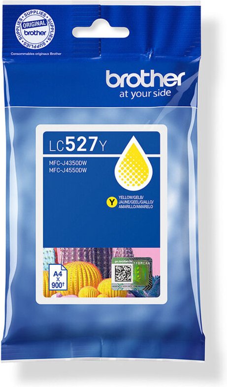 Brother LC527Y Druckerpatrone 1 Stück(e) Original Gelb