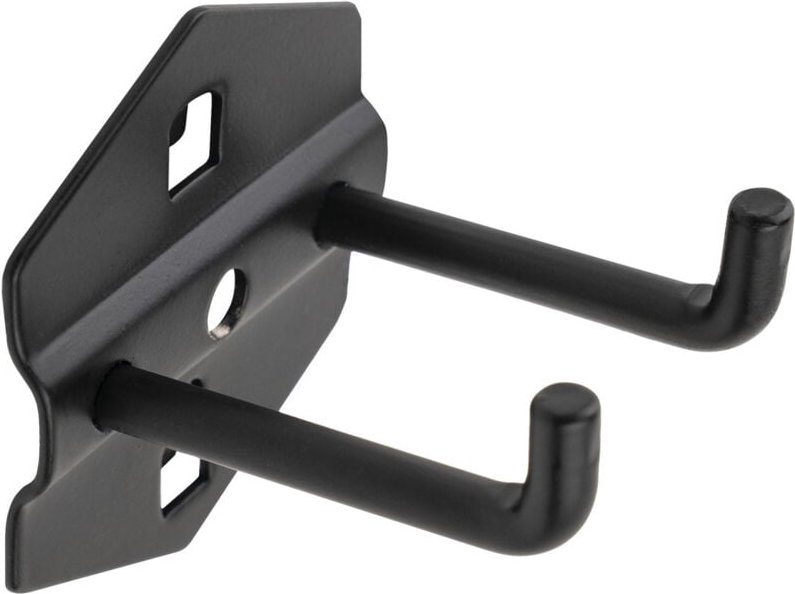 JBM16865 50mm 2-Zacken Haken - schwarz