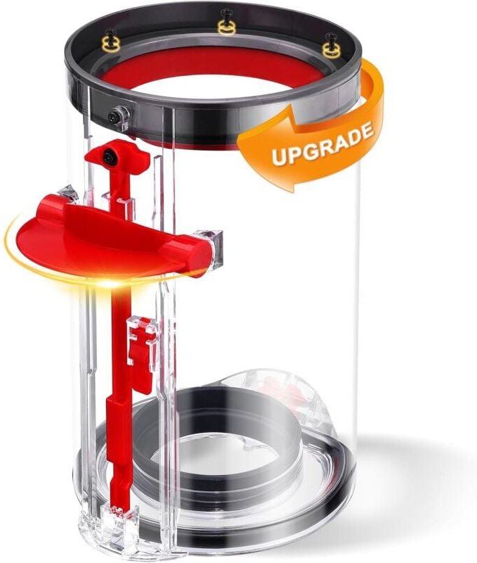 Verbesserter Staubbehälter für Dyson V11 V15 SV14 SV15 SV22 Staubsauger Großen Behälter, Ersatz Big Bin Assembley Teile-...