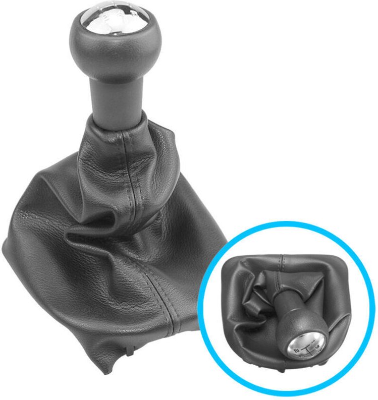 Schaltknauf-Ersatz für Peugeot 307, 207 und 406 mit 5-Gang-Automatikgetriebe, inklusive Staubschutzkappe