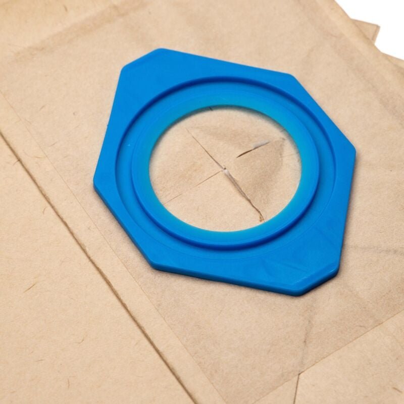 5x Staubsaugerbeutel kompatibel mit Nilfisk toppy Staubsauger - Papier, 31,3cm x 23,3cm braun - Vhbw