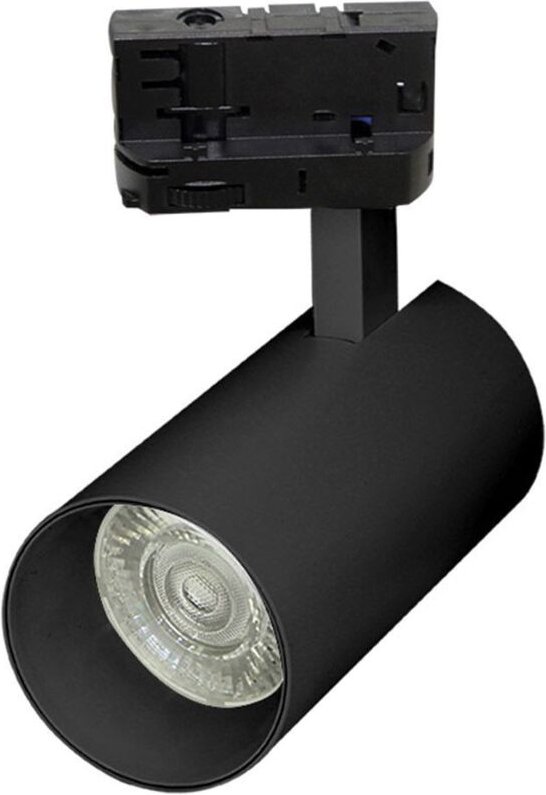 Thumbnail - Schienenstrahler DORA Schwarz 30W für 4-Draht-CCT-Schiene 2700Lm