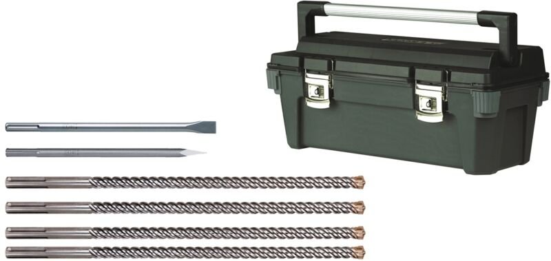 4SDS-max Bohrer und 2Meißel im Koffer - Dewalt