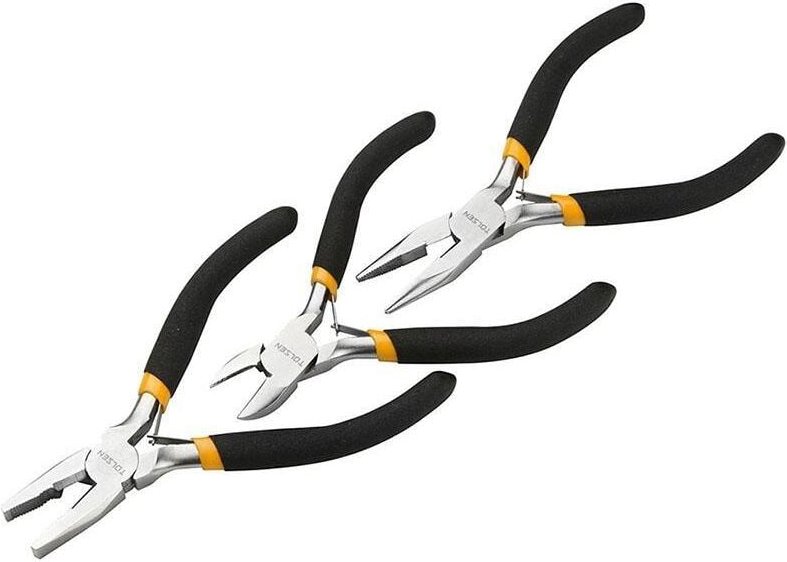 Satz 3-Tlg. Minizange Fur Elektronik 115mm Tolsen