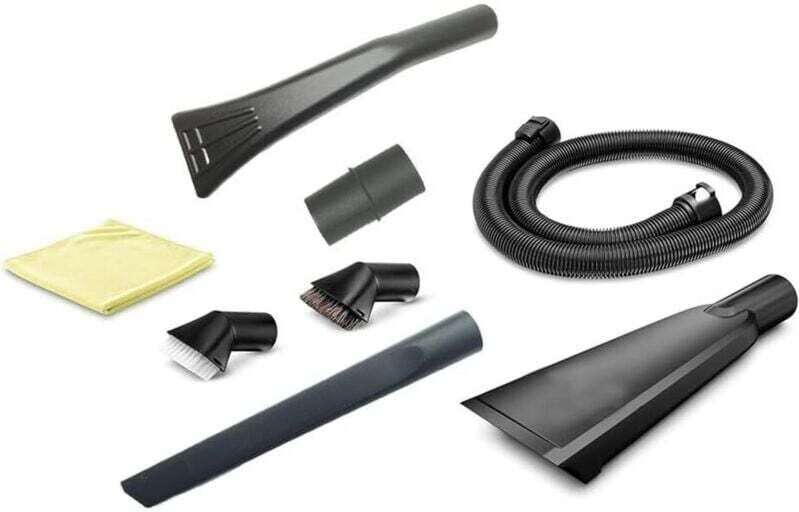 Autoinnenreinigungsset für Staubsauger, inklusive 1,5 m Verlängerungsschlauch, extra langer Fugendüse, Autodüse und Saug...