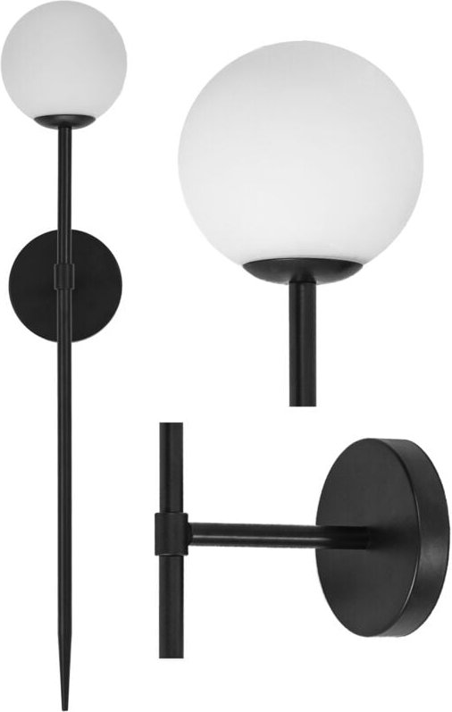 Wandlampe black modern 75 cm APP579-1W