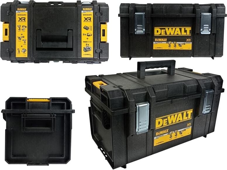 Dewalt - leere Werkzeugbox ohne Inhalt stapelbar Tough Box max. 40 kg Traglast