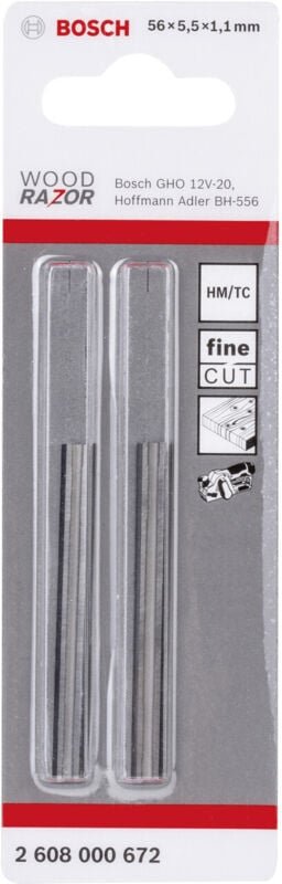 Accessories Hartmetall-Hobelmesser Produktabmessung, Länge: 56 mm Produktabmessung, Breite: 5. - Bosch