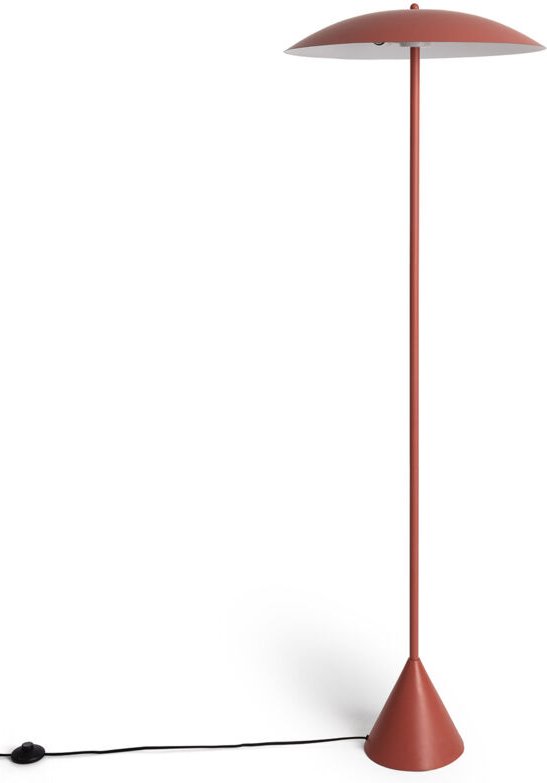 Stehlampe Metall Irmah Terrakotta