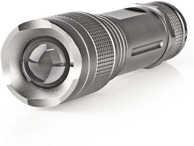 Led taschenlampe batteriebetrieben 45 v dc 5 w 3x aaalr03 angegebener lichtstrom 330 lm beleuchtungsreichweite 200 m abs...