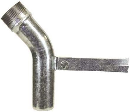 Buderus - Loro Loro-x Füllstutzen 00708.050X dn 50, 2' ag, mit Maueranker