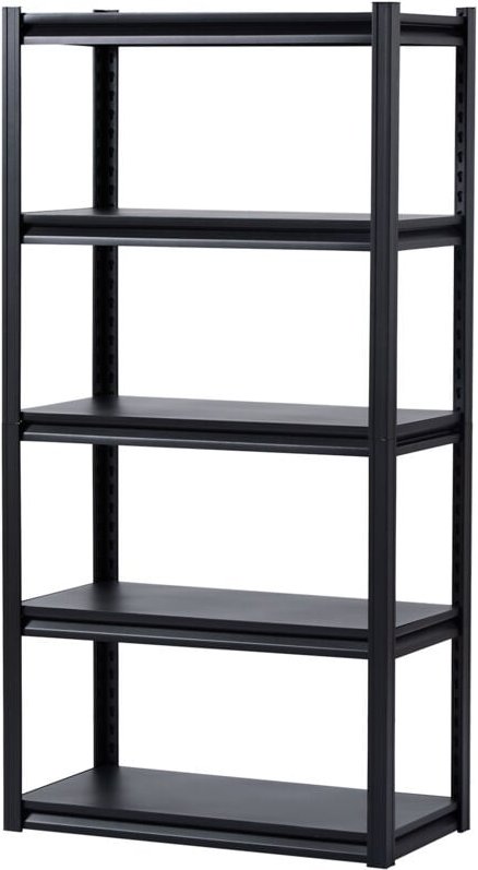 Mophorn-Lagerregale, 2000 lbs Tragkraft, 5-stufiges Garagenregal, 16" T x 32" B x 63" H, verstellbare Metallregale für G...