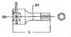 TX Kraft-Steckschlüssel, 1/2 TENGTOOLS 921260TX-C 128141108