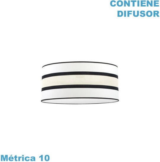 Pendelleuchte karla m10 weiß/beige 50dx50dx22h inklusive diffusor