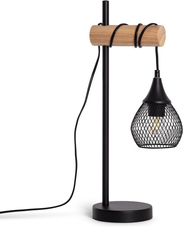 Efectoled - Tischlampe aus Metall WiFi mit Dimmer Monah Schwarz