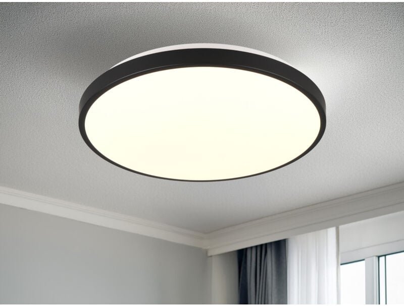 Reality Leuchten - Flache led Innen Deckenleuchte loody mit Bewegungsmelder ø 38cm