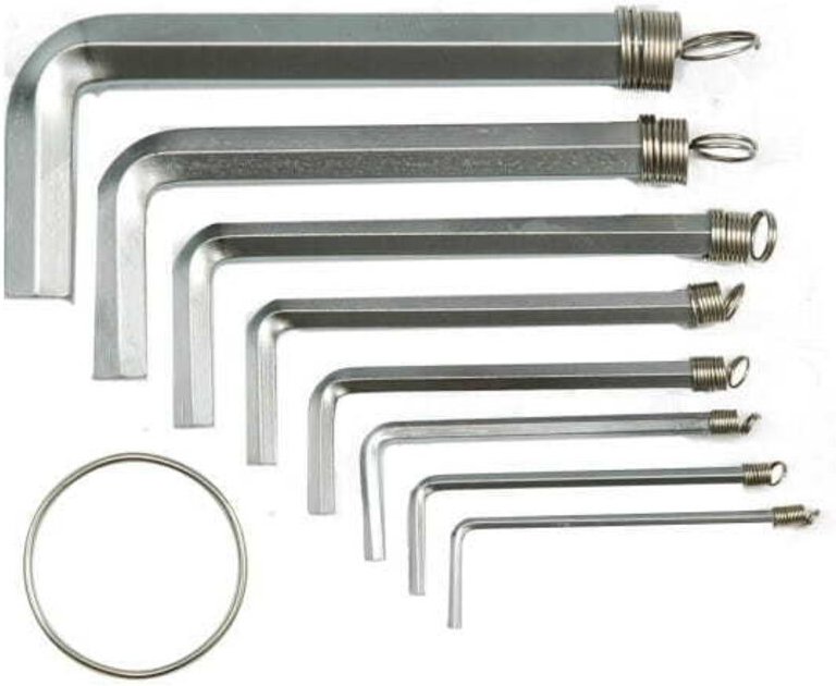 VOREL INBUSSCHLÜSSEL 1,5-10mm / Sechskant / 10er Set 56391