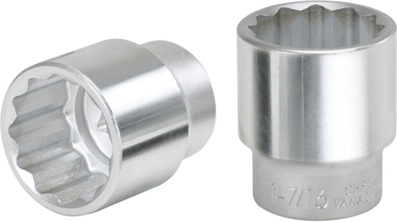 3/4' 12-kant-Stecknuss, kurz, 27 mm