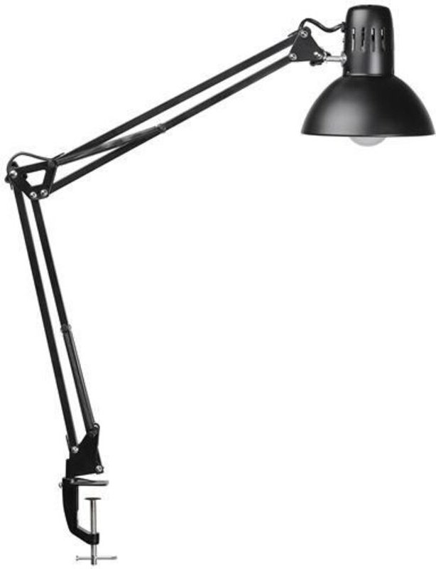 Schreibtischleuchte Metall schwarz H.44cm Klemmfuß LED MAUL