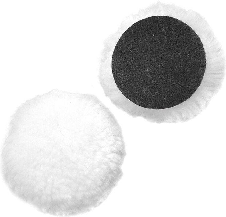 Merinowoll Velcro Polierscheibe 115 mm Fervi vdl115