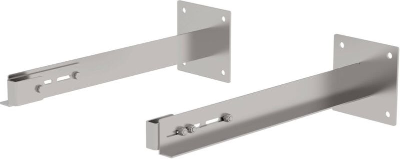 Sonderwandhalter starr Edelstahl 0,7 - 0,8 m - 064272 - Günzburger Steigtechnik