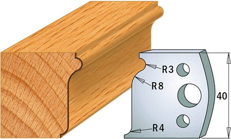 691.110 Paar Abweiser 40x4mm