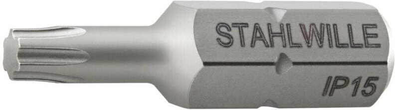 Stahlwille - Bit-Schraubendrehereinsatz Außen-6kant c 6,3mm L.25mm Nr. 1439 ip 9