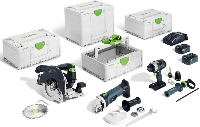 Combo Festool Festool hkc 55/TPC 18/AGC 18/TB 18V 5Ah