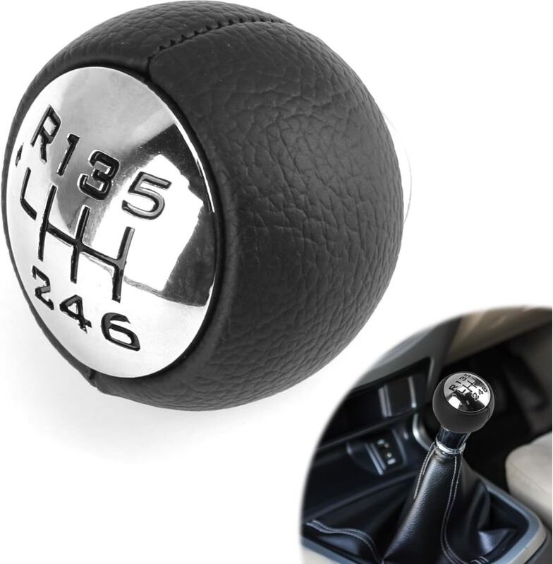 Thumbnail - 6-Gang-Autoschaltknauf für Peugeot 307 308 3008 407 5008 807, Schaltknauf, Citroen C3 C4 Picasso C8 - Ergonomisches Desi...
