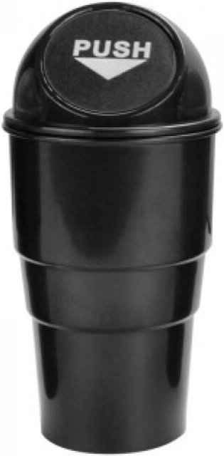 Shining House - Kfz-Getränkehalter, Mülleimer, kleiner Mini-Mülleimer, Auto-Mülleimer, Mülleimer für Auto, Büro, Zuhause...