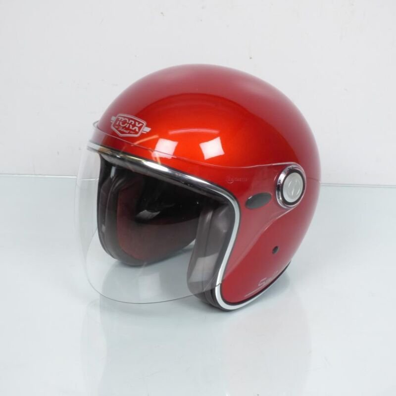 helm jet motorrad scooter torx salt lake rainbow red gloss größe