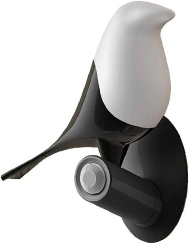LED-Nachtlicht in Vogelform mit menschenähnlichem Bewegungsmelder, wiederaufladbar, dimmbar, für Kinderzimmer, Küche, Fl...