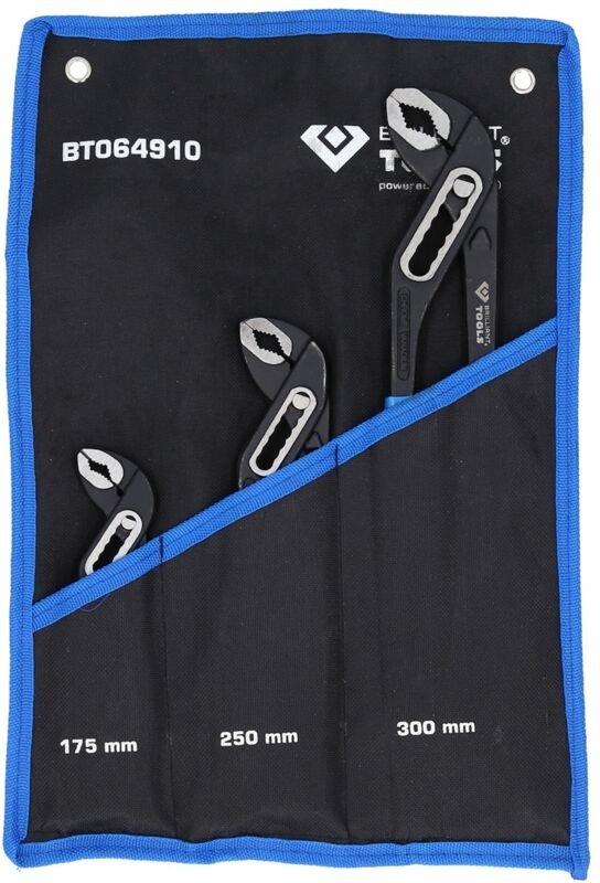 Brilliant Tools Wasserpumpenzangen-Satz, 3-tlg., 7,10, 12