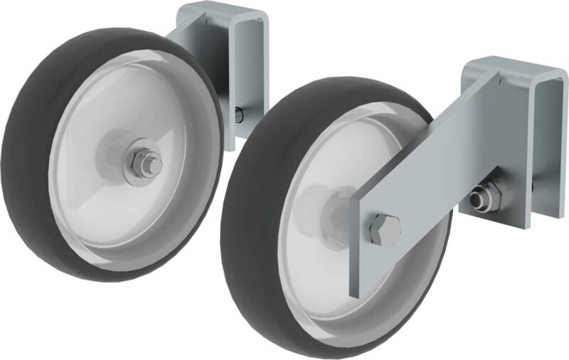 Günzburger Steigtechnik - 2x Hubrollen für Arbeitspodeste starr - 050041