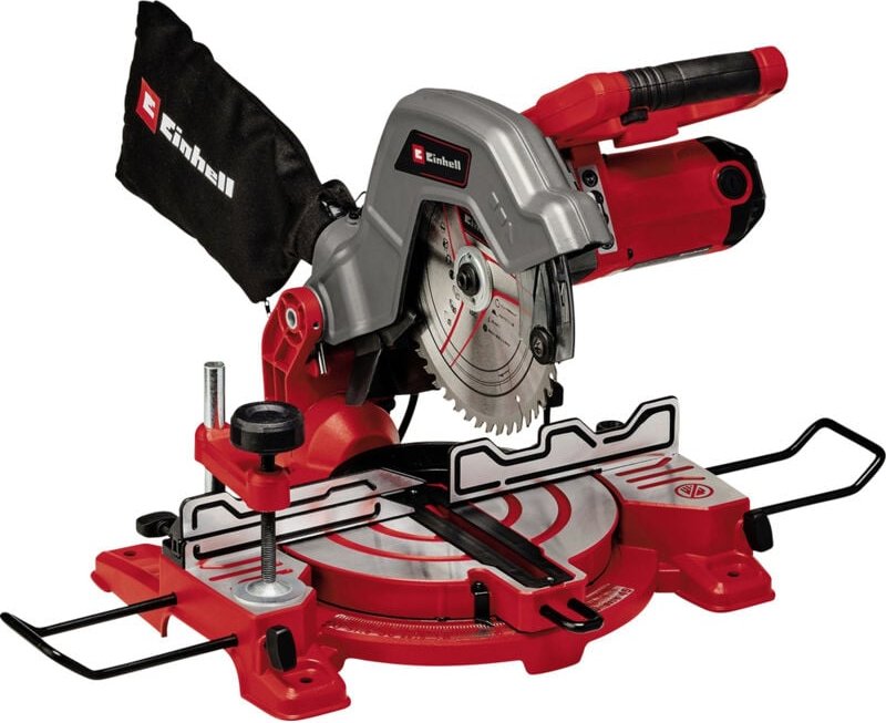 Einhell - Kapp-Gehrungssäge tc-ms 216 (1600 w, max. 60 mm x 120 mm Schnitttiefe/-breite, ø 216 mm Sägeblatt, neigbarer S...
