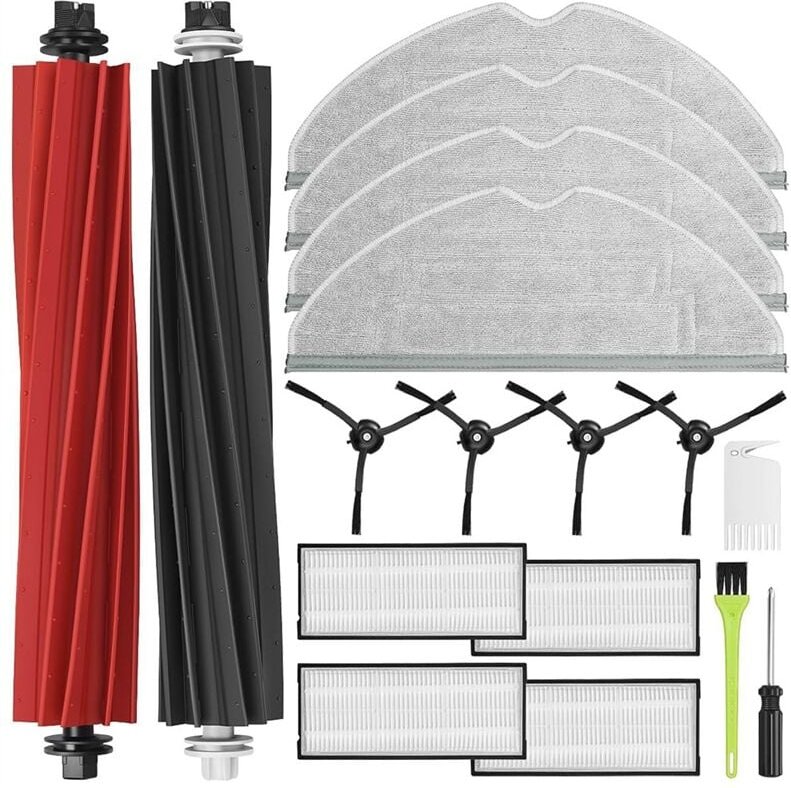 Für S8 Pro Ultra Roboter Vakuum Dual Wichtigsten Pinsel Seite Hepa-Filter Mopp Tücher Ersatzteile