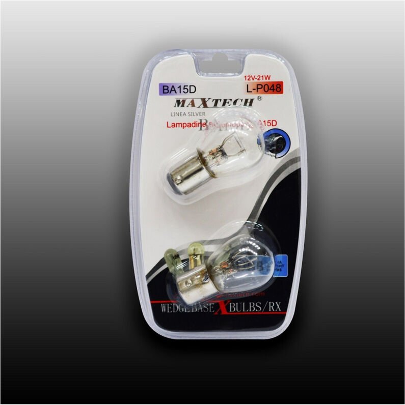 Maxtech - Trade Shop BA15D L-P048 12 v – 21 w autolampen, ultrahelle lampen -