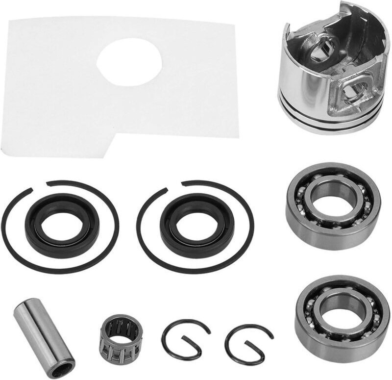 Vtizikl Kit de Piston de tronçonneuse en aluminium, pièces de rechange d'accessoires de scie à chaîne de rechange pour S...