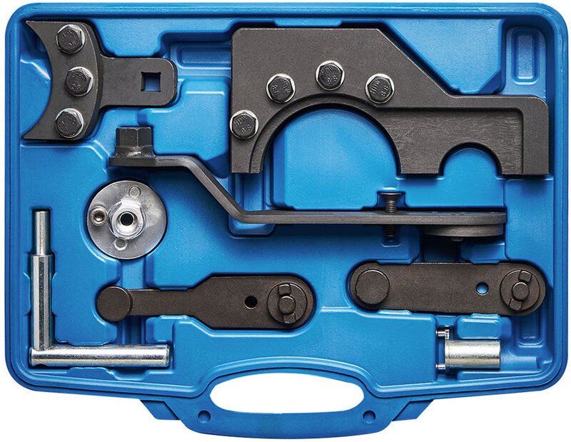 Kraftplus - K.200-9025 Motoreinstellwerkzeug Arretierwerkzeug Steuerkette Nockenwelle Zahnriemen kompatibel mit vw T5 To...