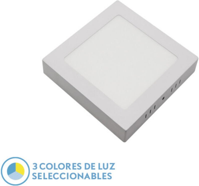 Fabrilamp - Superf.gabro Downlight 18w 3000k-4000k-6500k White 1620lm 3x22x22 Cm